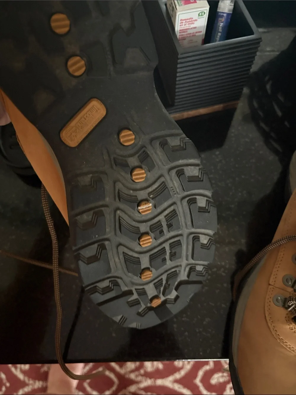 Timberland Brown/Tan Lace-Up Hiking Work Boots
